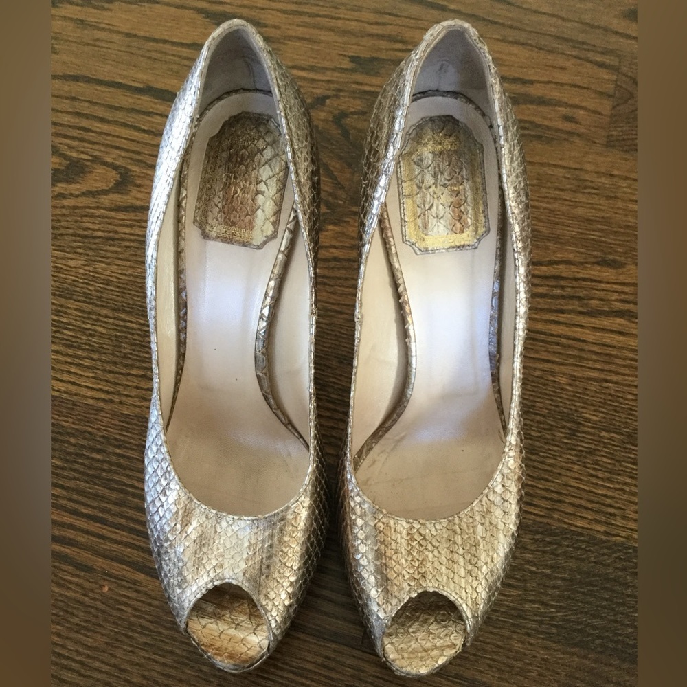 Christian Dior Metallic Miss Dior Escarpin 12 Pumps 39.5 - Picture 6 of 11